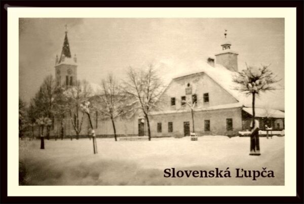 Slovenská Ľupča - Ratusz – Magnes żywiczny