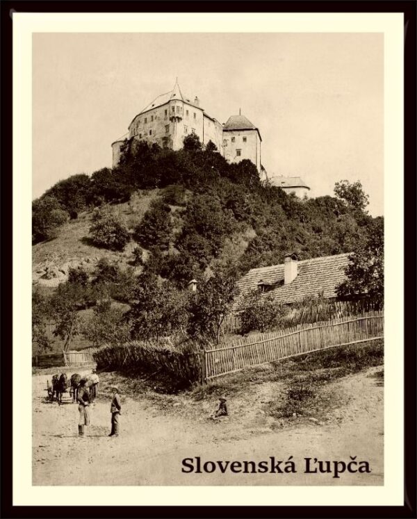 Slovenská Ľupča - Zamek – Magnes żywiczny