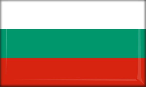 Živicová magnetka - vlajka Bulharsko