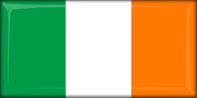 Irlandia – Flaga – Magnes żywiczny