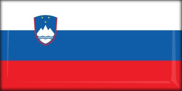 Słowenia – Flaga – Magnes żywiczny