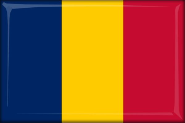 Czad – Flaga – Magnes żywiczny