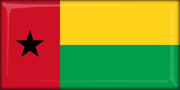 Gwinea Bissau – Flaga – Magnes żywiczny