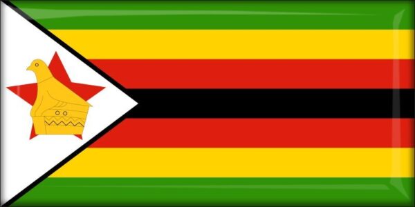 Zimbabwe – Flaga – Magnes żywiczny