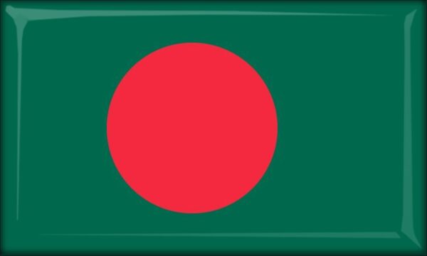 Bangladesz – Flaga – Magnes żywiczny