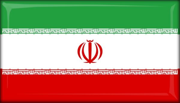 Iran – Flaga – Magnes żywiczny