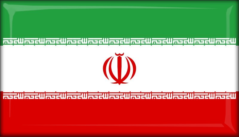Živicová magnetka - vlajka Irán