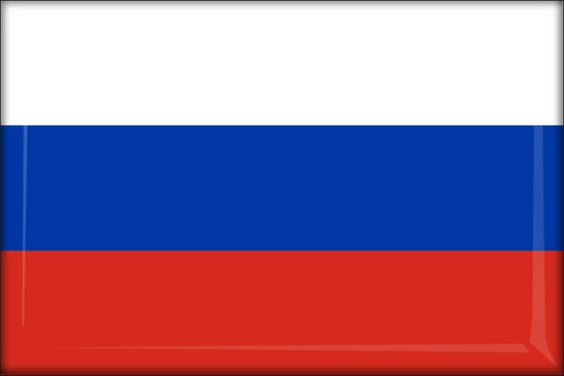Rosja – Flaga – Magnes żywiczny