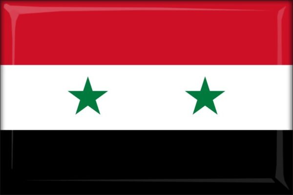 Syria – Flaga – Magnes żywiczny