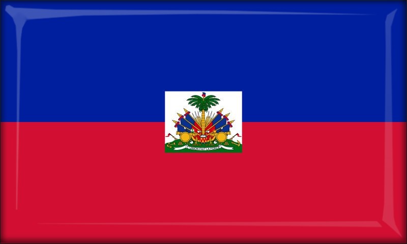 Haiti – Flaga – Magnes żywiczny