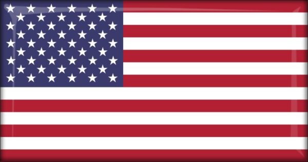 Živicová magnetka - vlajka USA - Spojené štáty americké