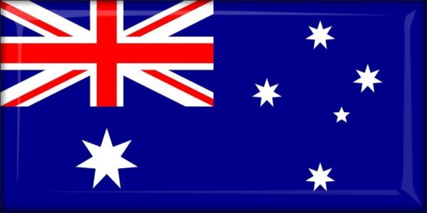 Australia – Flaga – Magnes żywiczny