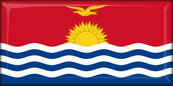 Kiribati – Flaga – Magnes żywiczny