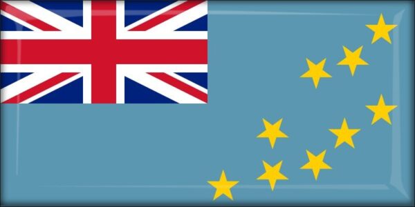 Tuvalu – Flaga – Magnes żywiczny