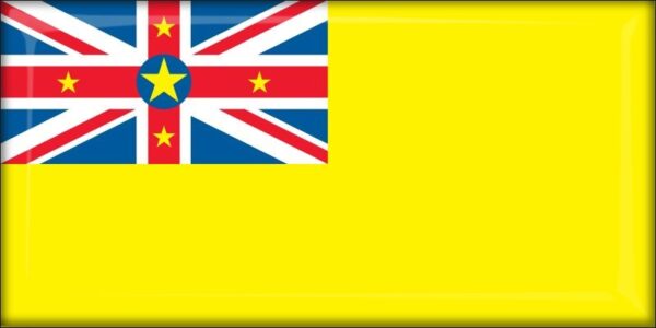 Niue – Flaga – Magnes żywiczny