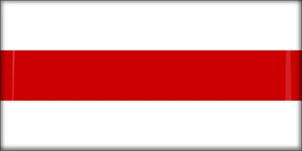 Białoruś – historyczna – Flaga – Magnes żywiczny