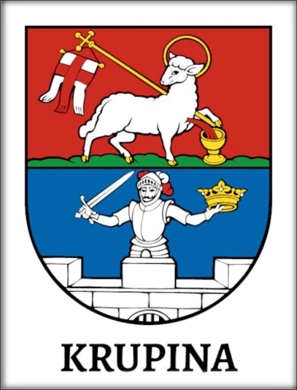 Krupina - herb – Magnes żywiczny
