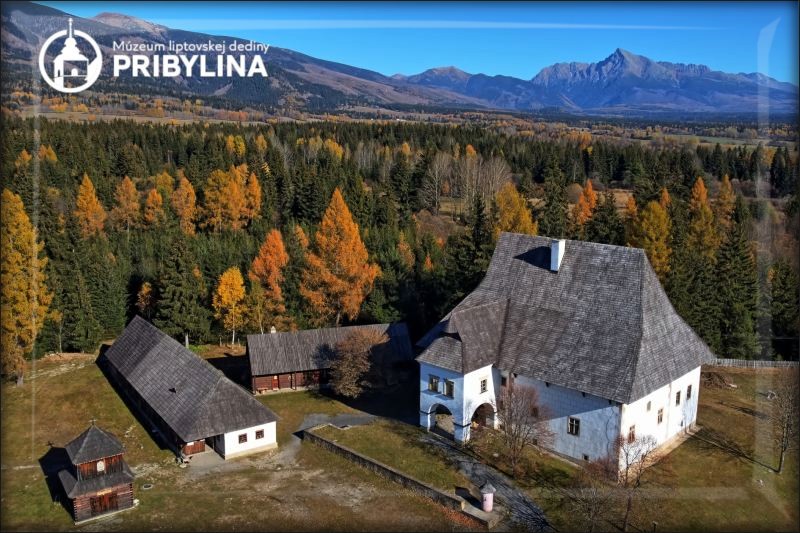 Skansen Przybylina – Dwór – Magnes żywiczny