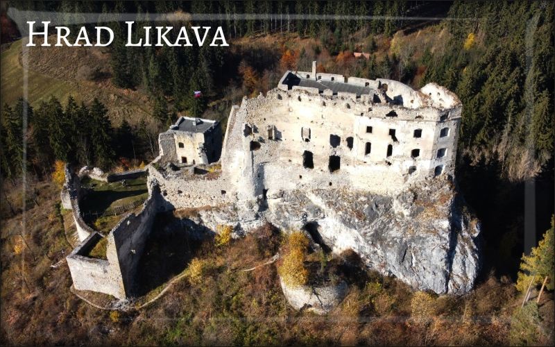 Živicová magnetka - Hrad Likava III.