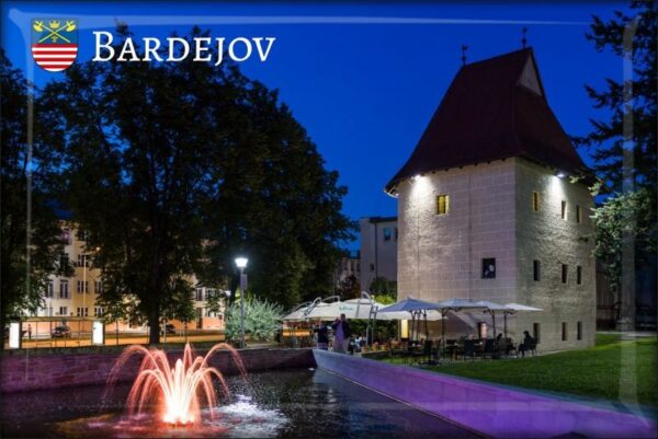 Bardejów – śpiewająca fontanna – Magnes żywiczny