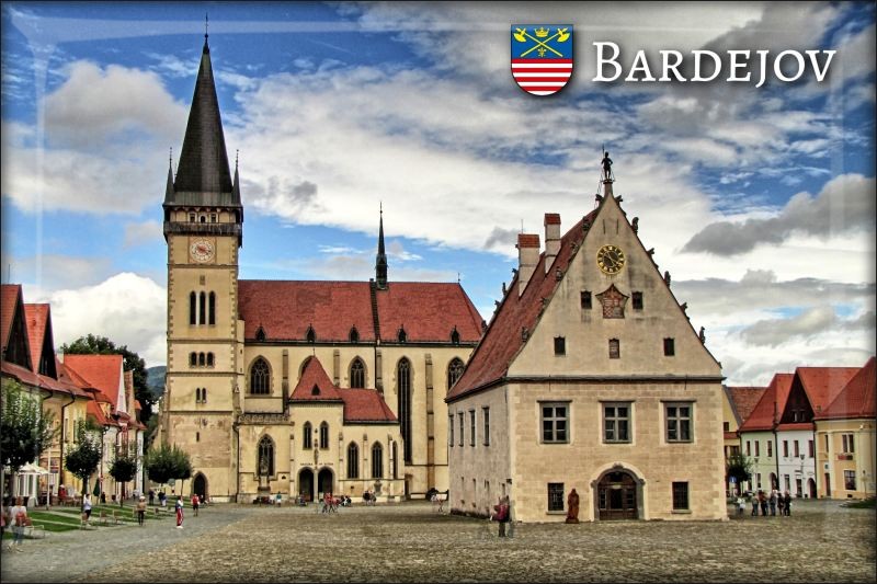 Živicová magnetka - Bardejov - Radničné námestie