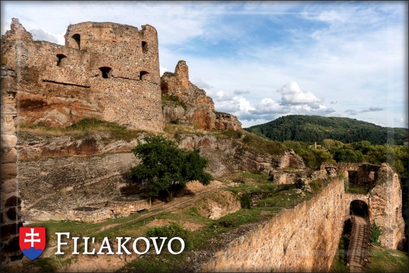 Živicová magnetka - Hrad Fiľakovo III.