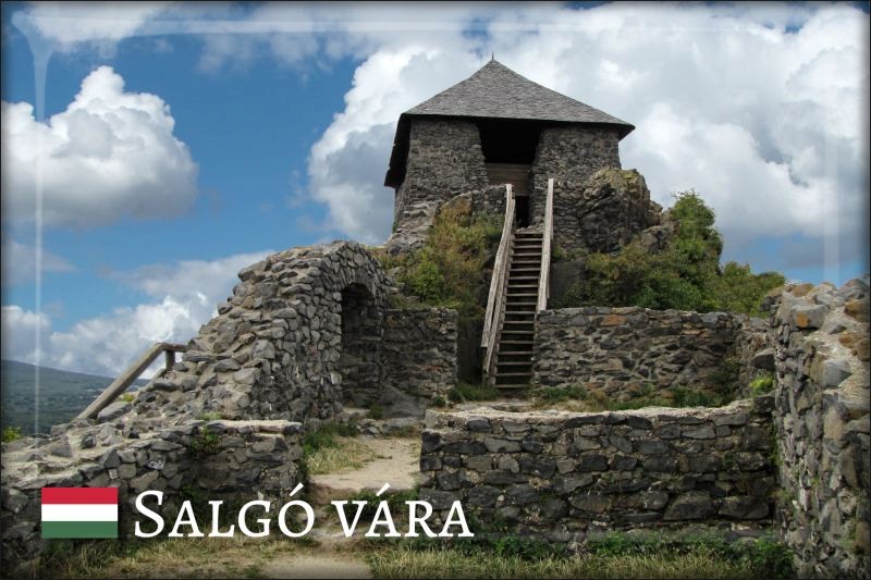 Živicová magnetka - Hrad Šalgov