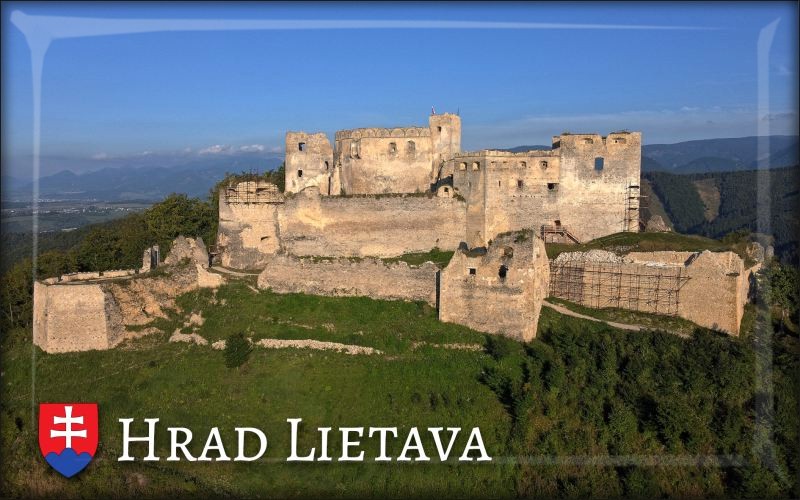 Živicová magnetka - Hrad Lietava I.