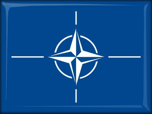 NATO – Flaga – Magnes żywiczny