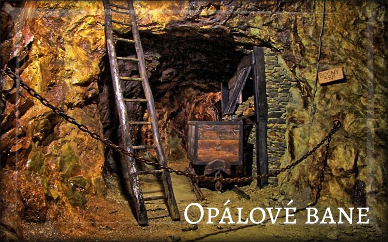 Živicová magnetka - Slovenské opálové bane