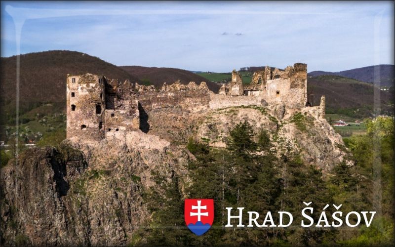 Živicová magnetka - Hrad Šášov I.