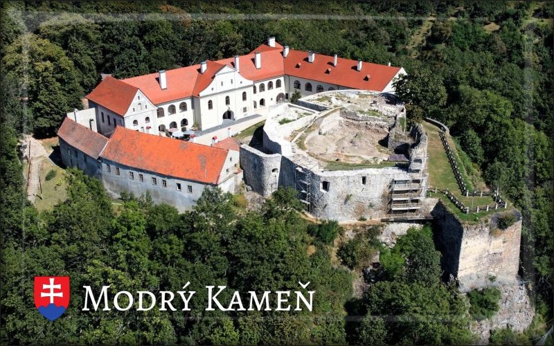 Živicová magnetka - Hrad Modrý Kameň III.