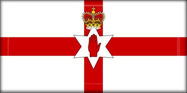 Irlandia Północna – Flaga – Magnes żywiczny