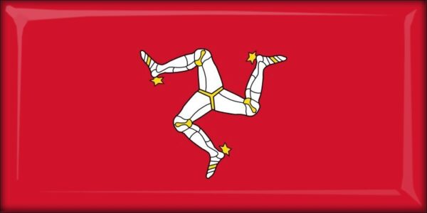 Wyspa Man – Flaga – Magnes żywiczny