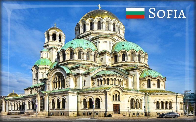 Živicová magnetka - Sofia - Katedrála svätého Alexandra Nevského