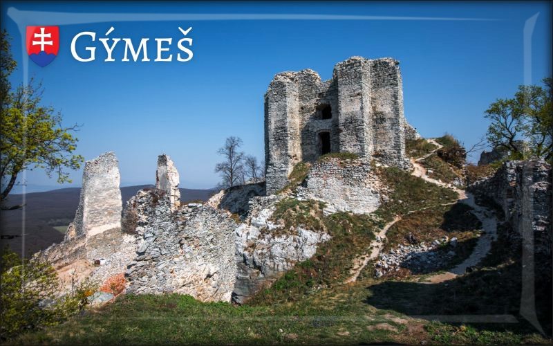 Živicová magnetka - Hrad Gýmeš
