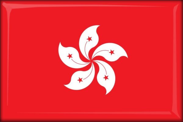 Hongkong – Flaga – Magnes żywiczny