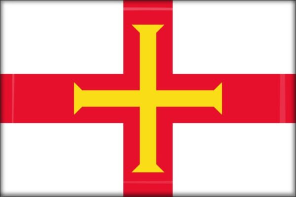 Guernsey – Flaga – Magnes żywiczny