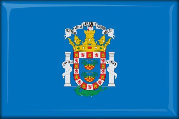 Melilla – Flaga – Magnes żywiczny