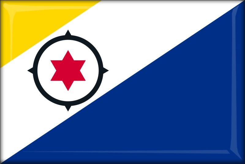 Bonaire – Flaga – Magnes żywiczny