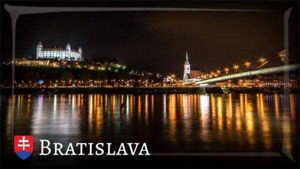 Bratysława nocą II. – Magnes żywiczny