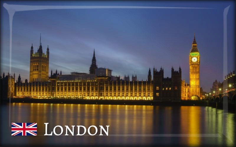 London - Westminster-Palast, Big Ben – Magnes żywiczny