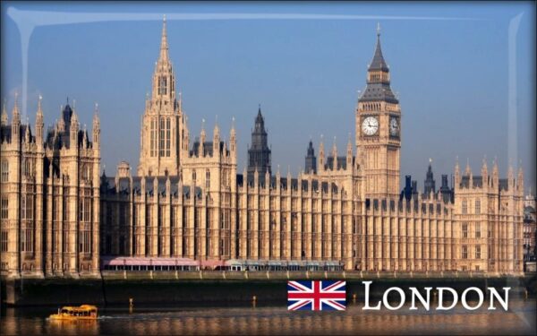 London - Westminster-Palast, Big Ben – Magnes żywiczny