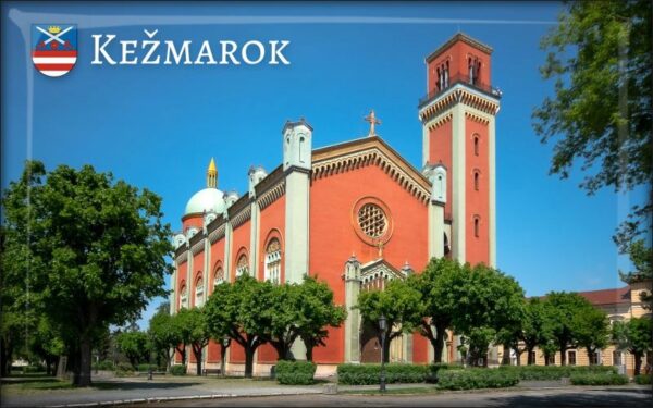 Kežmarok - Nowy kościół ewangelicki – Magnes żywiczny