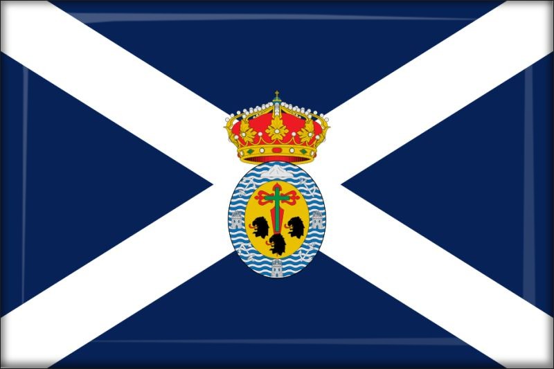 Prowincja Santa Cruz de Tenerife – Flaga – Magnes żywiczny