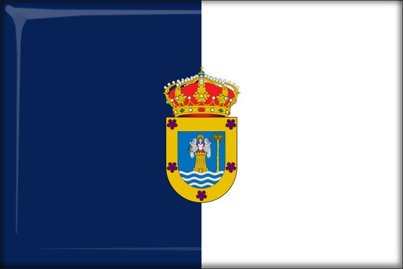 Wyspy Kanaryjskie - La Palma – Flaga – Magnes żywiczny