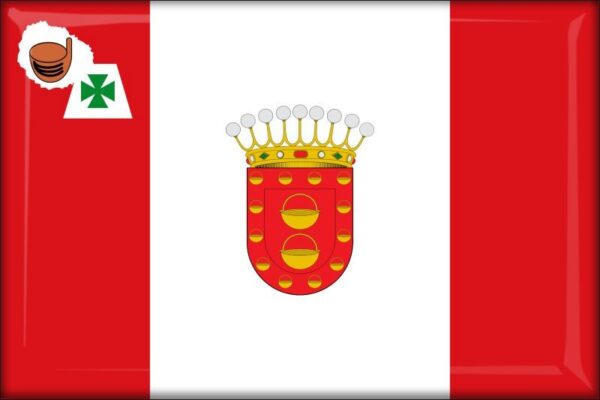 Wyspy Kanaryjskie - La Gomera – Flaga – Magnes żywiczny