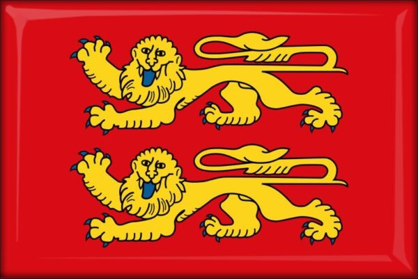 Francja - Normandia – Flaga – Magnes żywiczny