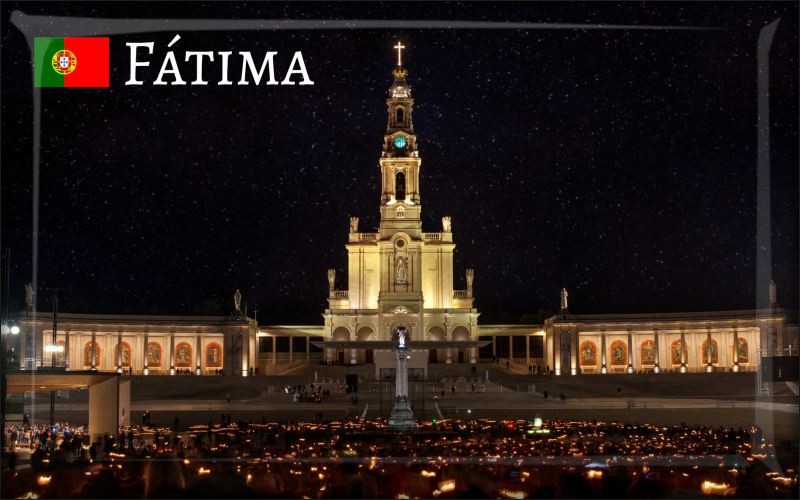 Portugalia – Fatima – bazylika – Magnes żywiczny