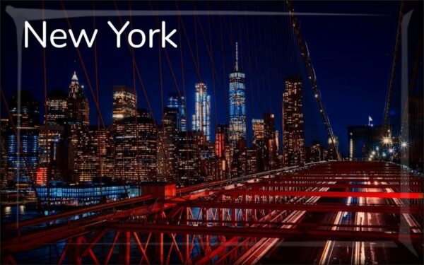 USA – New York – Magnes żywiczny